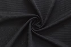Ex Hobbs Deadstock Designer Textured Bobble Jersey - Navy Blue