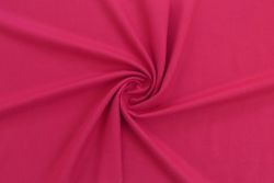 Ex Hobbs Deadstock Designer Wool Jacketing Tweed Plain - Fuchsia Pink