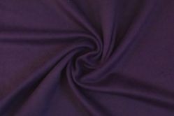 Ex Hobbs Deadstock Designer Wool Jacketing Tweed Plain - Purple