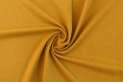 Ex Hobbs Deadstock Designer Wool Jacketing Tweed Plain - Mustard