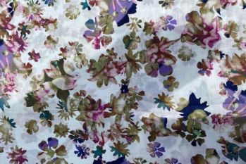 IT-DD035 Ex Ralph Lauren Deadstock Designer 100% Cotton Lawn Digital Floral Print