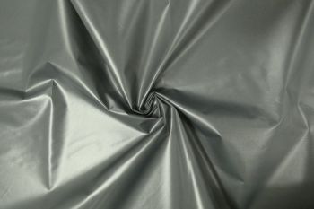 Deadstock Designer Lightweight Waterproof Material - Pewter 