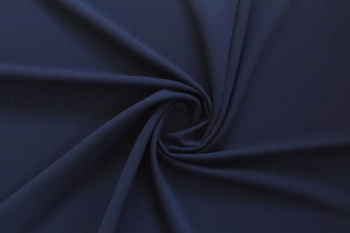 Ex Hobbs Deadstock Designer Structured Jersey Plain - Navy Blue