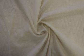 100% Cotton Plain Lawn - Cream