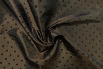 Deadstock Ex-Designer Polyester Taffeta - Chocolate Brown