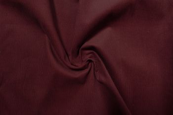 Deadstock Ex-Designer 14 Wale Cotton Corduroy - Burgundy