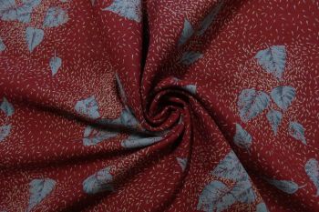 DD595 - 100% Wool Vintage Print Challis