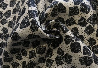 Deadstock Designer Linen-Mix Chambray - Stone
