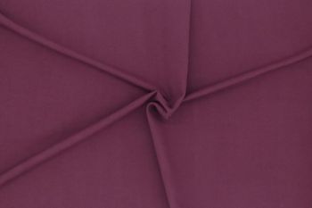 Ex Paul Smith Deadstock Designer 100% Cotton Canvas Plain - Sangria