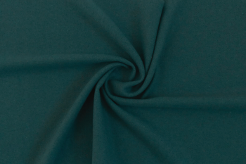 Ex Hobbs Deadstock Designer Wool Jacketing Tweed Plain - Teal