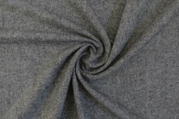 Ex Hobbs Deadstock Designer Luxury Soft Donegal Tweed Jacketing - Charcoal Grey