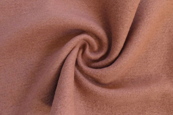 Ex Max Mara Deadstock Designer Cosy Merino Wool-Mix Knitted Jersey Plain - Dusky Rose
