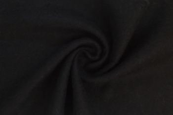 Ex Max Mara Deadstock Designer Cosy Merino Wool-Mix Knitted Jersey Plain - Black.