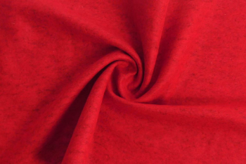Ex Max Mara Deadstock Designer Cosy Merino Wool-Mix Knitted Jersey Plain - Red