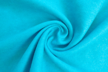 Ex Max Mara Deadstock Designer Cosy Merino Wool-Mix Knitted Jersey Plain - Kingfisher