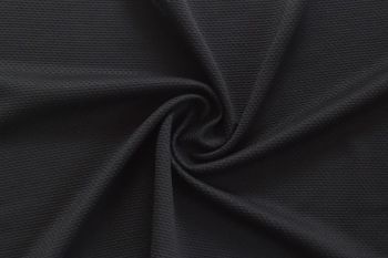 Ex Hobbs Deadstock Designer Textured Bobble Jersey - Navy Blue