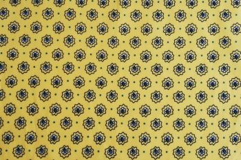 Deadstock 100% Cotton Poplin Digital Floral Print - Tuscan Sun