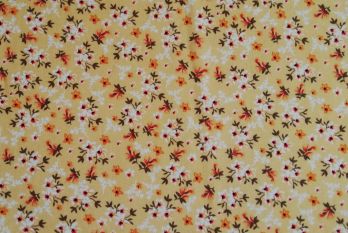 Deadstock 100% Viscose Digital Floral Print - Peach