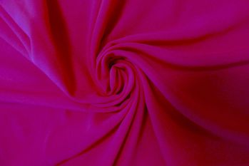 Ex Karen Millen Jessgrove Quality Woven Stretch Chiffon Crepe - Hot Pink