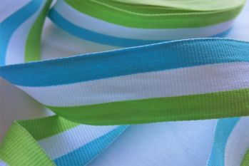 28mm Grosgrain Striped Ribbon - Reel of 35m