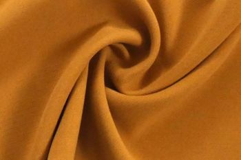 Ex Hobbs Deadstock Designer Thick Comfort Stretch Riopelli Triple Crepe - Gold