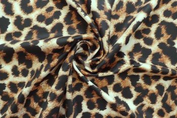 Ex Hobbs Deadstock Designer Digital Animal Print Scuba Jersey