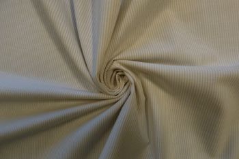 Ex Paul Smith Deadstock Designer Cotton Stripe Shirting - Oatmeal