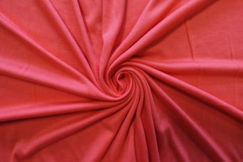 Ex Paul Smith Soft Viscose Jersey Plain - Sorbet