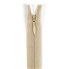 YKK Taupe Nylon Zips - 37cm